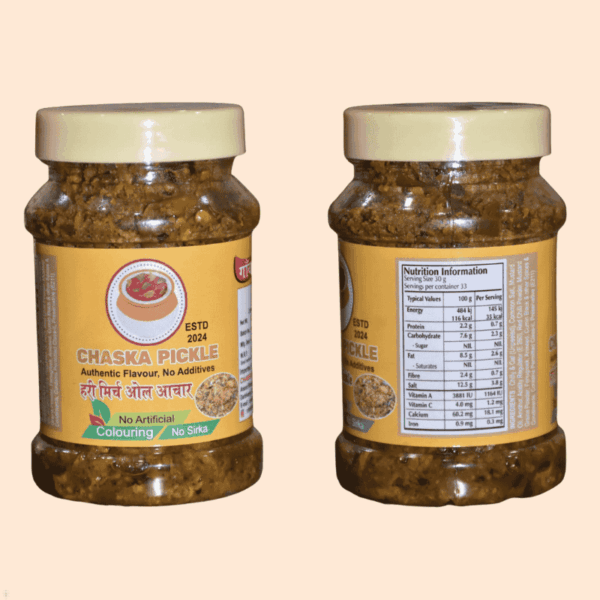 Chaska Pickle – Authentic, Homemade, No Sirka, Pure Taste